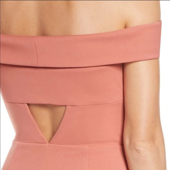 Katie May Dress Legacy Cut Out Off Shoulder Bridesmaid Maxi Size S NWT - Picture 2 of 16